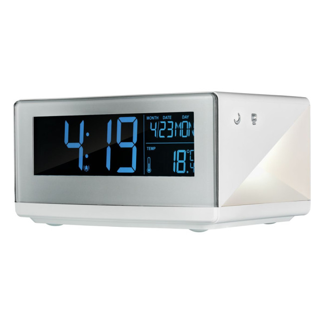 Promotional Wireless charger with alarm clock - Image 4