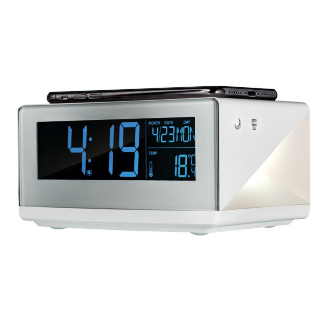 Promotional Wireless charger with alarm clock - Image 5