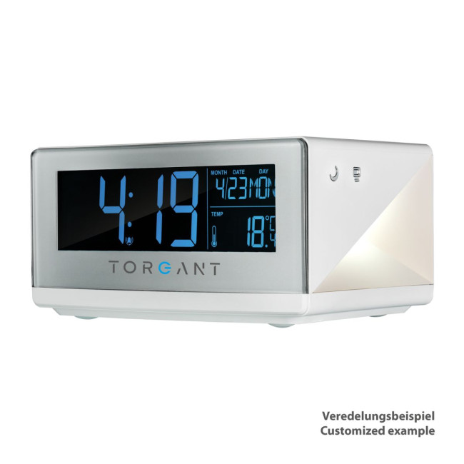 Promotional Wireless charger with alarm clock - Image 9