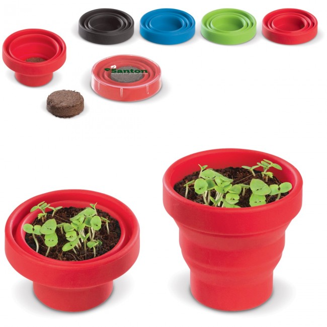 Promotional Garden foldabe herbs pot - basil - Image 2