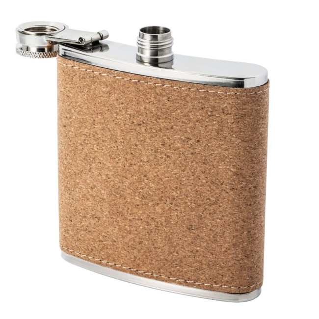 Promotional Cork Hip Flask - Image 2