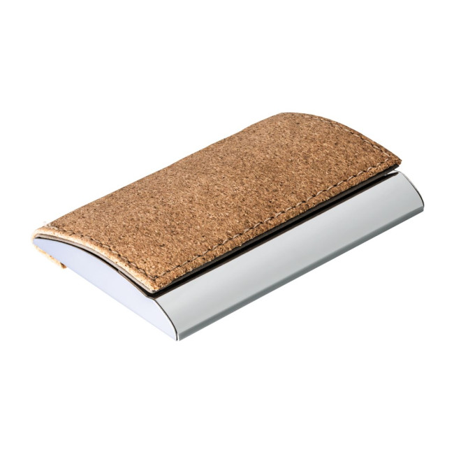 Promotional Cork Business Card Box - Image 1