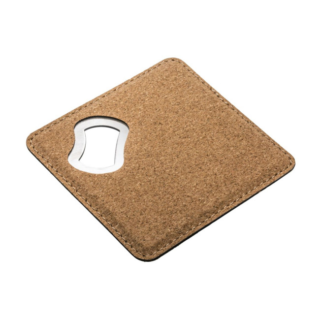 Promotional Cork Coaster & Bottle Opener - Image 1