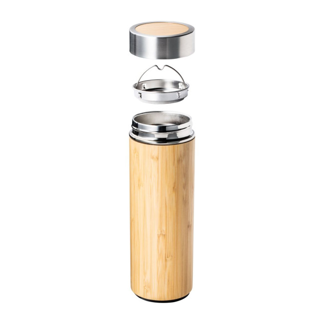 Promotional Bamboo Insulated Flask - Image 3