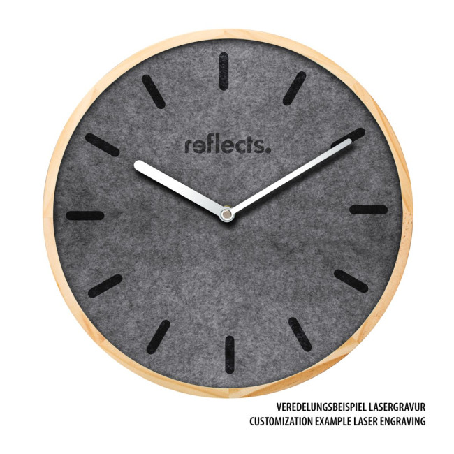 Promotional Wooden Wall clock - Image 2