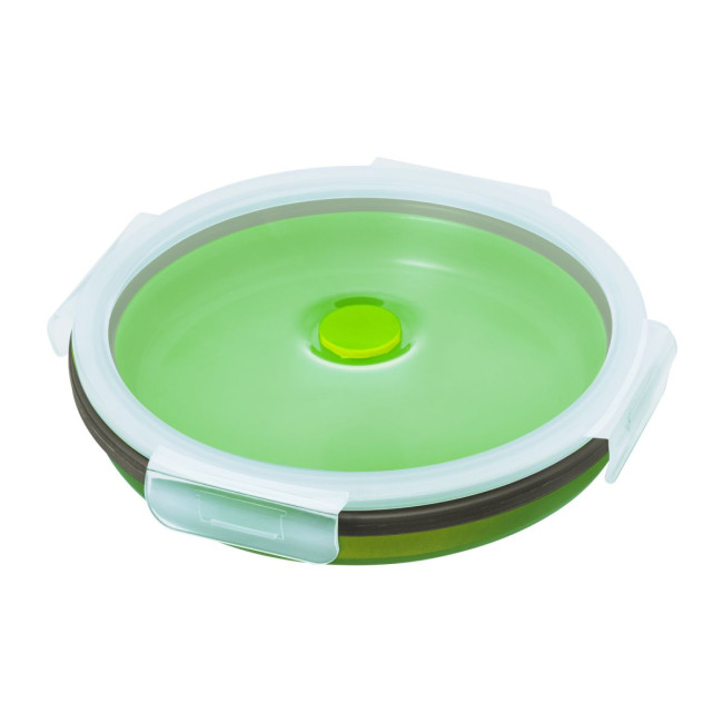 Promotional Green Silicone Lunch Box - Image 5