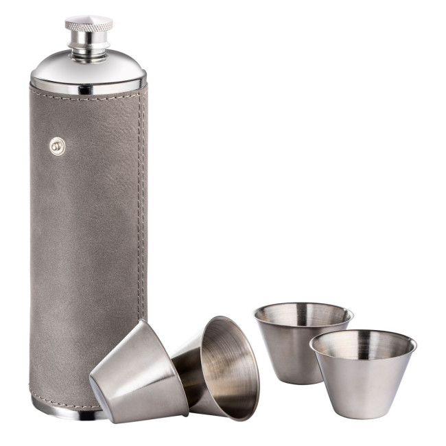 Promotional Stainless Steel Hip Flask - Image 1