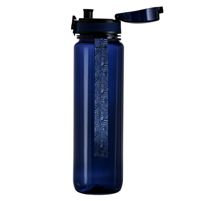 Promotional Dark Blue Plastic Sports Bottle - Image 2