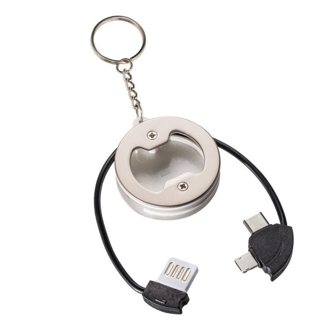 Promotional 3-in-1 Charging Cable With Bottle Opener - Image 3