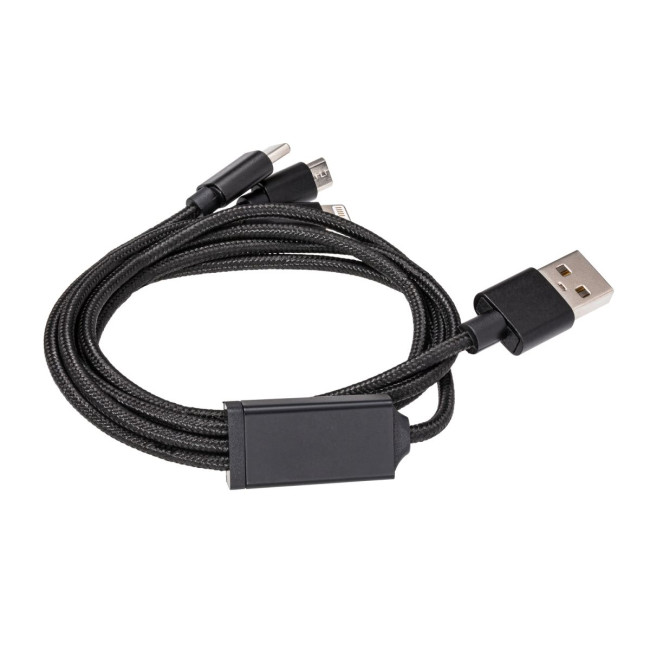 Promotional 3-in-1 Charging Cable With Light - Image 2