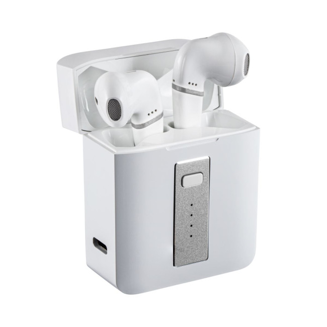 Promotional Wireless Earphone & Charging Case - Image 1