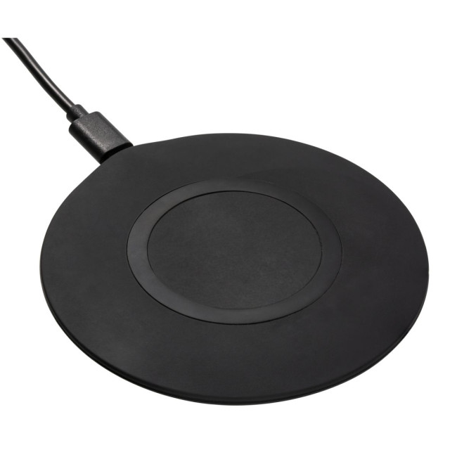 Promotional Matt Black Wireless Charger - Image 1