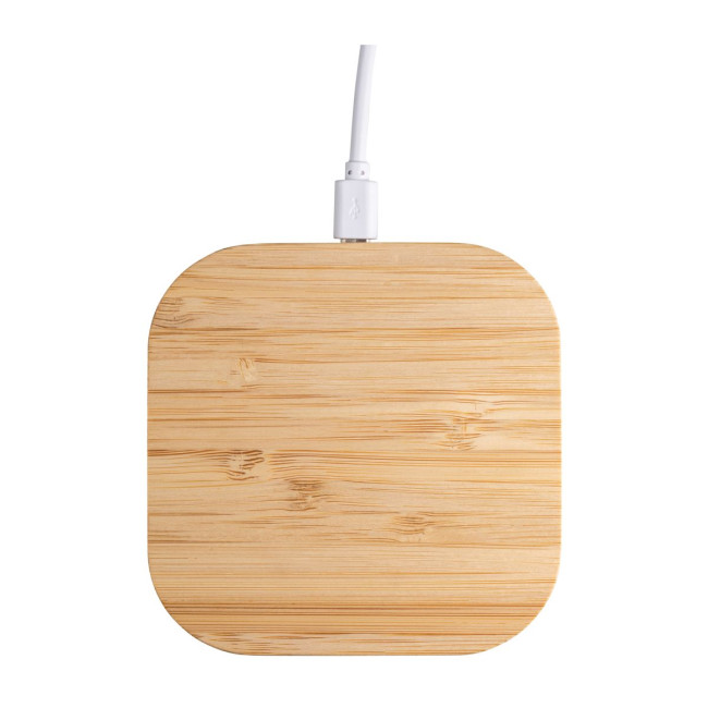 Promotional Bamboo Wireless Charger - Image 2