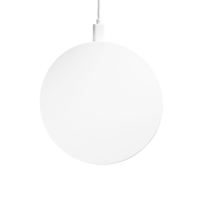 Promotional White Wireless Charger 15W - Image 2