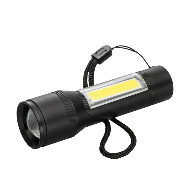 Promotional Rechargeable Aluminium Torch - Image 1