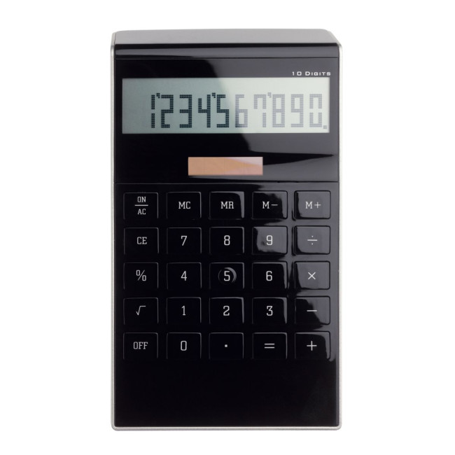 Promotional Black Solar Calculator - Image 3