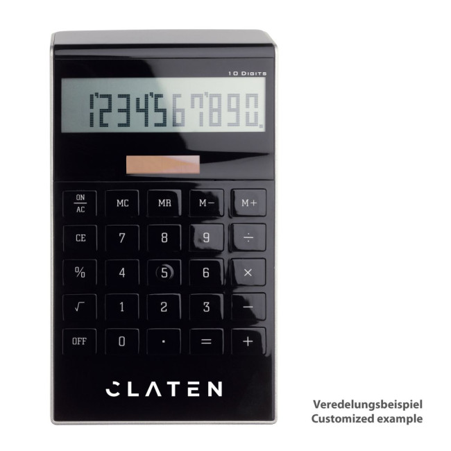 Promotional Black Solar Calculator - Image 5