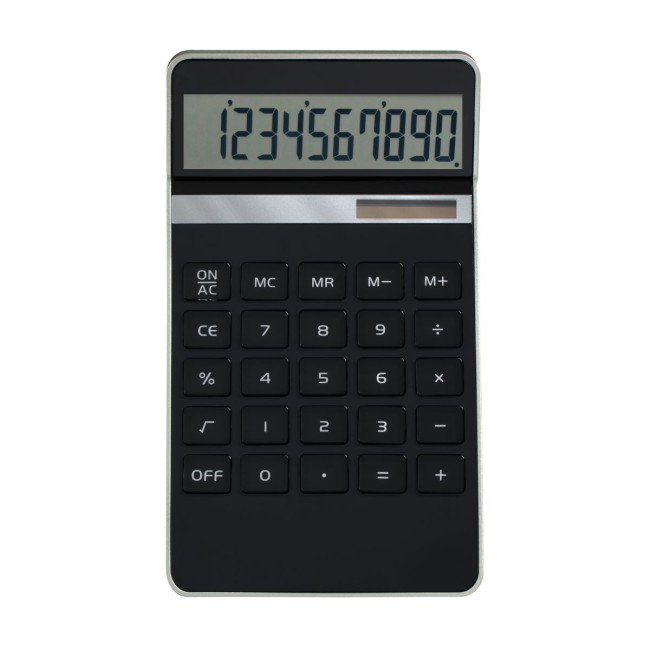 Promotional Black Solar Calculator - Image 3