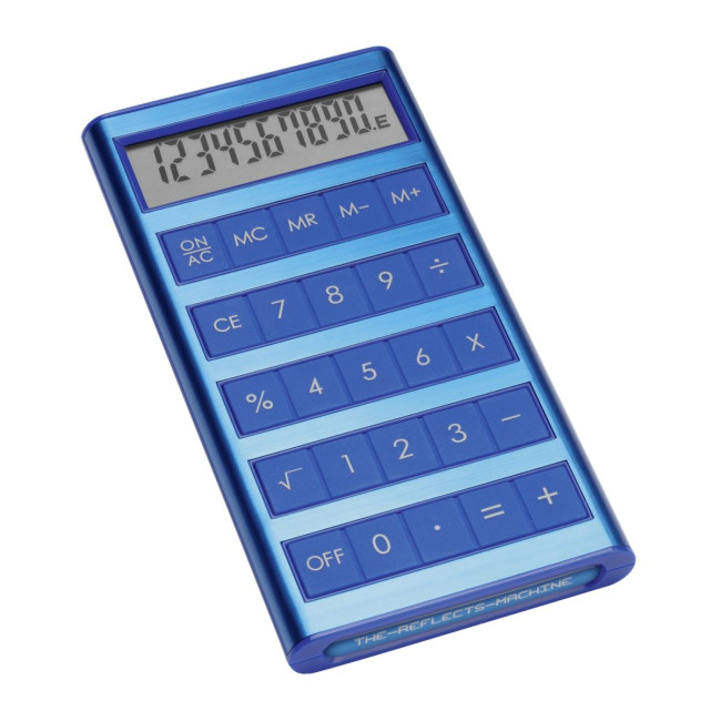 Promotional Blue Solar Calculator - Image 1