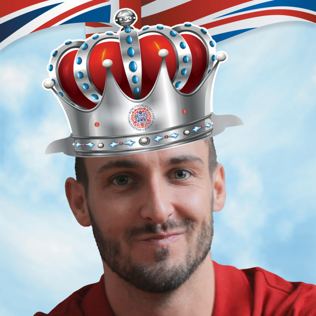 Promotional Branded Crown Card Coronation Hat