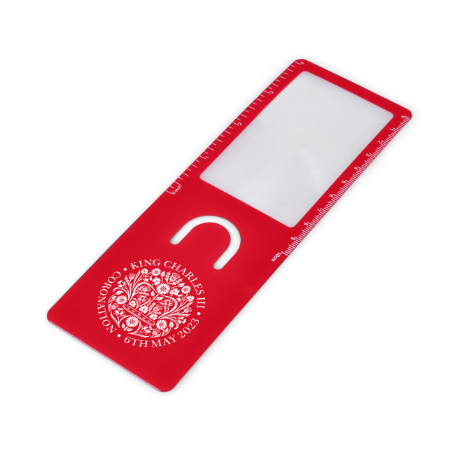 Promotional Branded Coronation Magnifier Bookmark