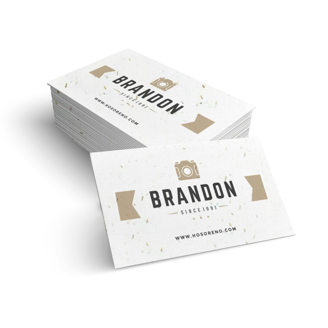 Promotional Seeded Paper Business Cards (1PP)