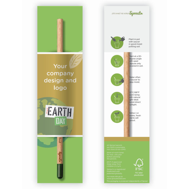 Promotional Sprout Customised Pencils & Customised Sleeve