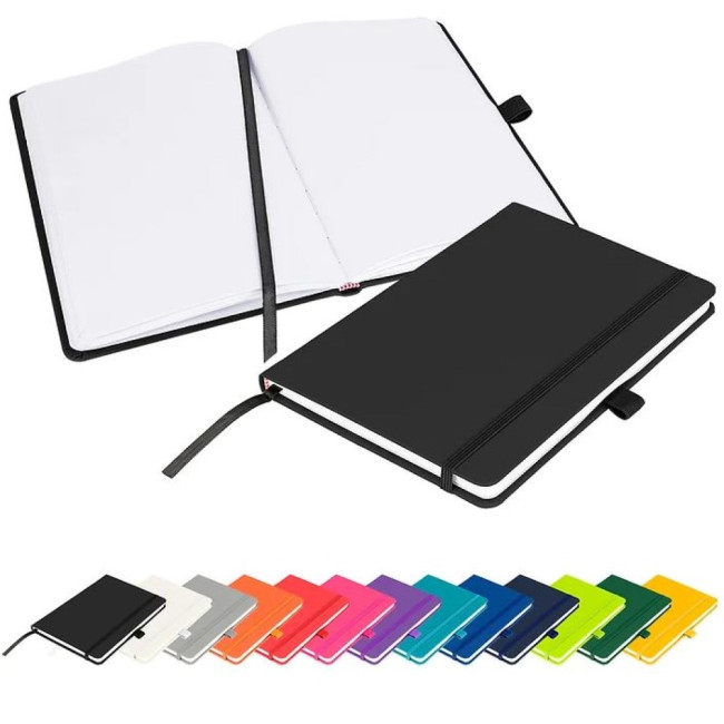 Promotional A5 Notes London Blanco Notebook & Pen Set