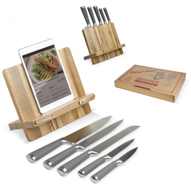 Promotional Knifestand 5pc / cookbook holder - Image 2