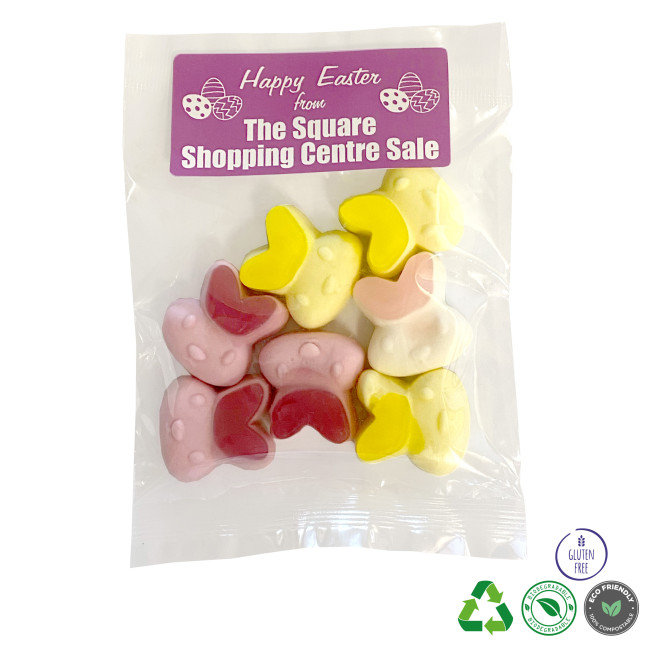 Promotional Bag of Gummy Bunnies 50g