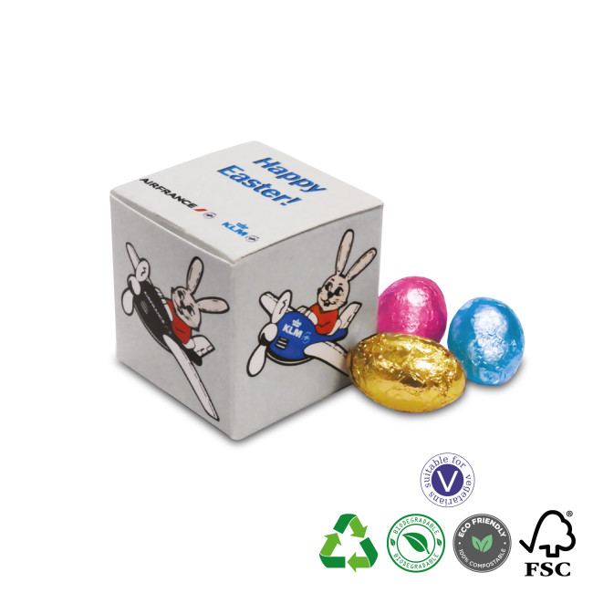 Promotional Easter Chocolate Egg Cube Boxes