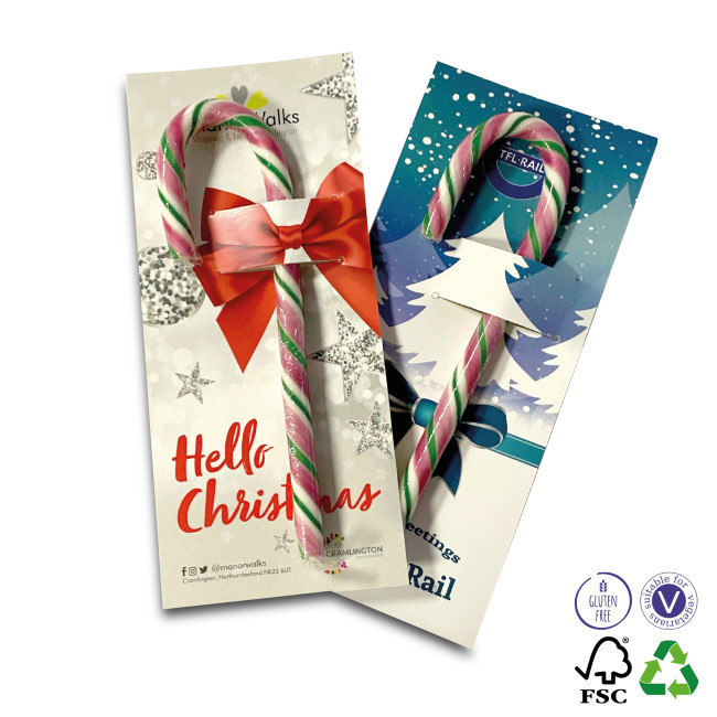 Promotional Candy Cane Cards