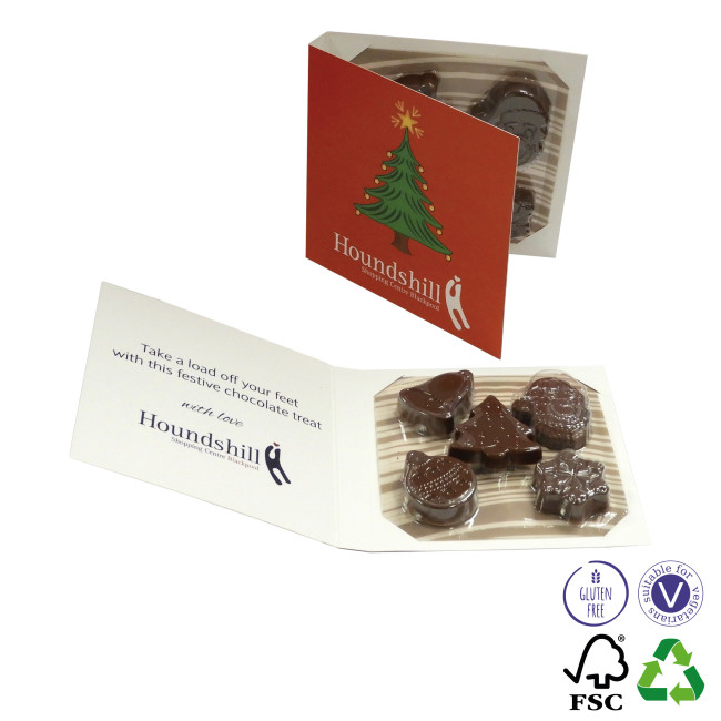 Promotional Chocolate Christmas Cards