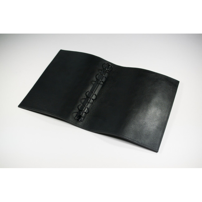 Promotional Eco Verde A5 Ring binder Folder In Black - Image 1