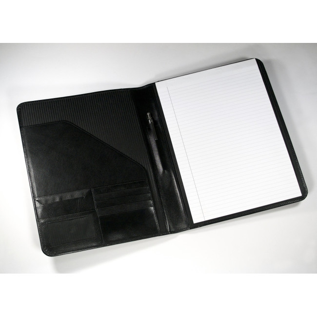 Promotional Eco Verde A4 Folder In Black - Image 1