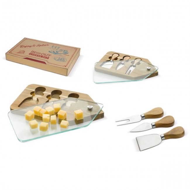 Promotional Cheese plate (mini knives) - Image 2