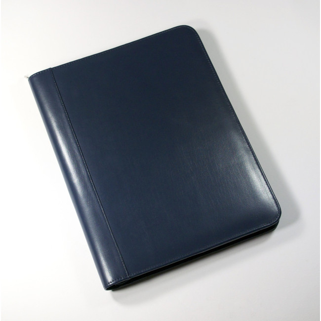 Promotional Warwick A4 Zipped Folder in Navy - Image 2