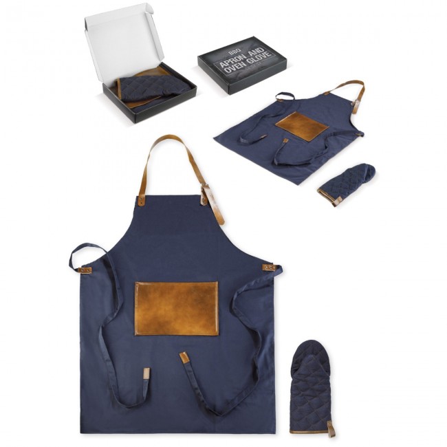 Promotional Apron and oven mitt - Image 2