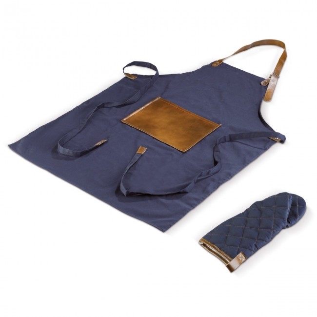 Promotional Apron and oven mitt - Image 1