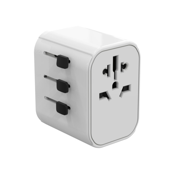 Promotional Nupin Certified Travel Adapter - Image 1