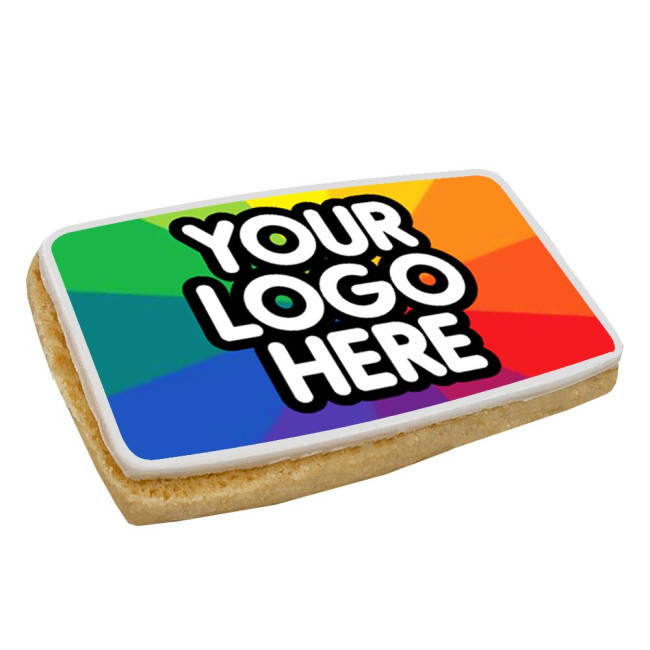 Promotional 8x4cm Rectangle Shortbread