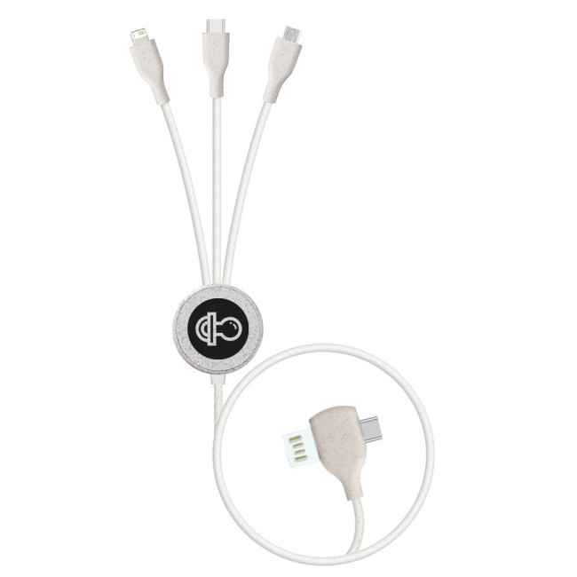 Promotional Biodegradable Multi-Charging Cable 1.2m - Image 1