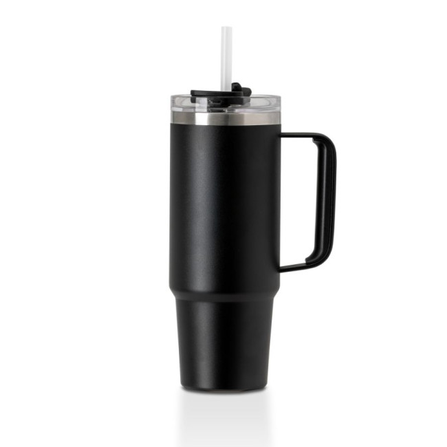 Promotional Grande Recycled Insulated Cup With Straw 880ml - Image 5