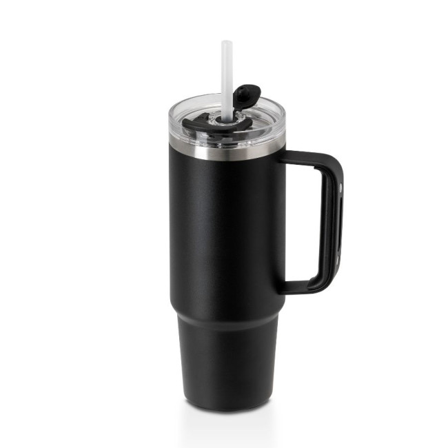 Promotional Grande Recycled Insulated Cup With Straw 880ml - Image 7