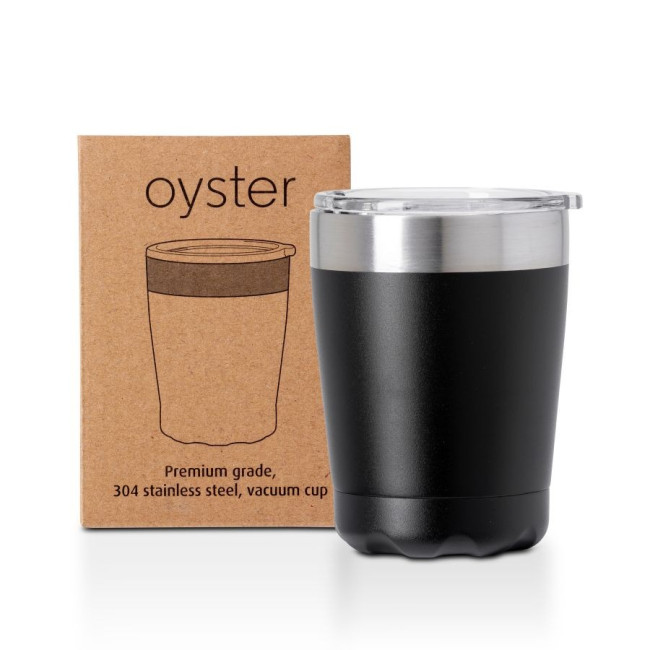 Promotional Oyster Recycled Stainless Steel Cup 350ml - Image 4