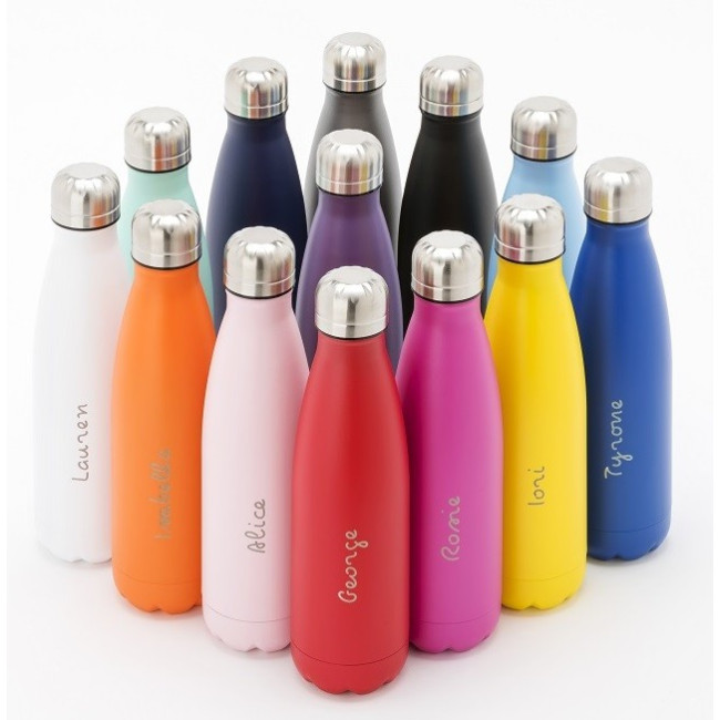 Promotional Oasis Recycled Powder Coated Stainless Steel Thermal Insulated Bottle 500ml - Image 1