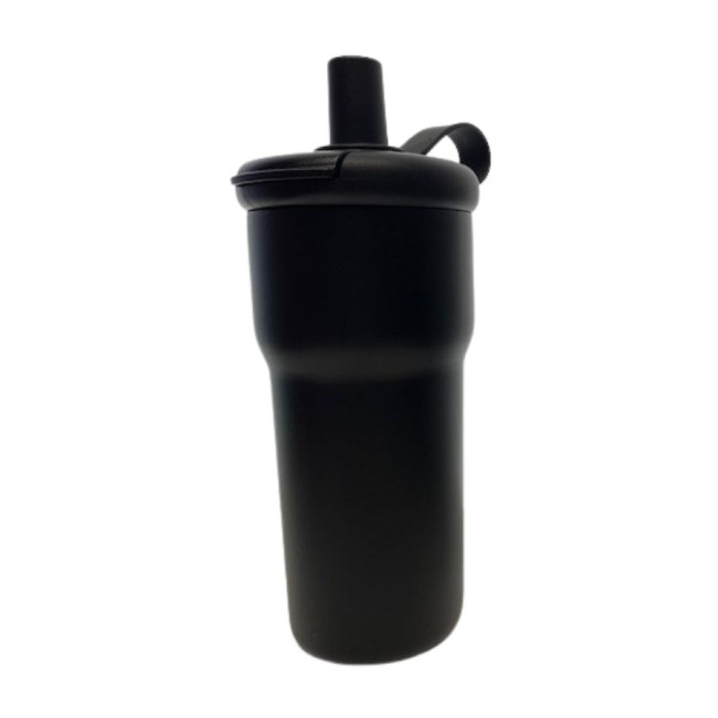 Promotional Roca Recycled Stainless Steel Insulated Cup With Integrated Straw 600ml - Image 5