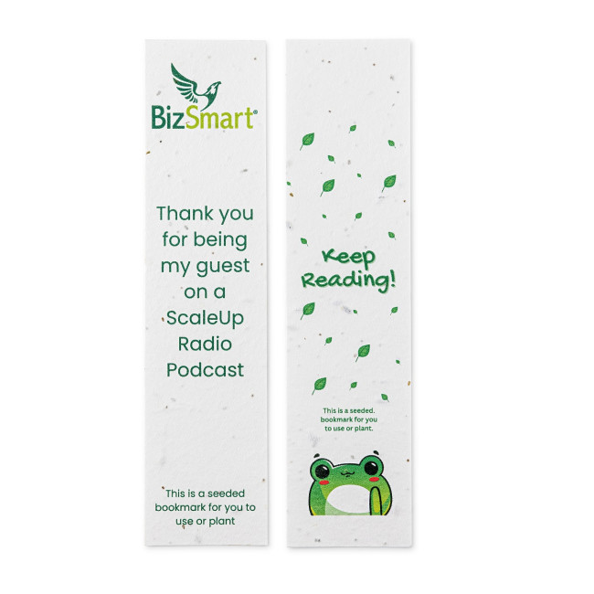 Promotional Seed Paper Bookmark