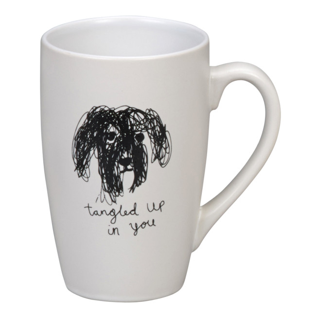 Promotional Matt White Tate Branded Mug