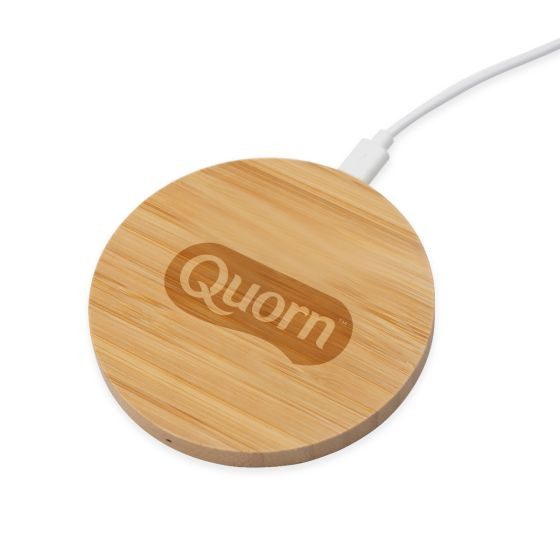 Promotional Bamboo Circle Wireless Charger